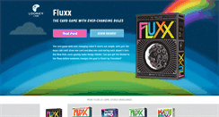 Desktop Screenshot of fluxxgames.com
